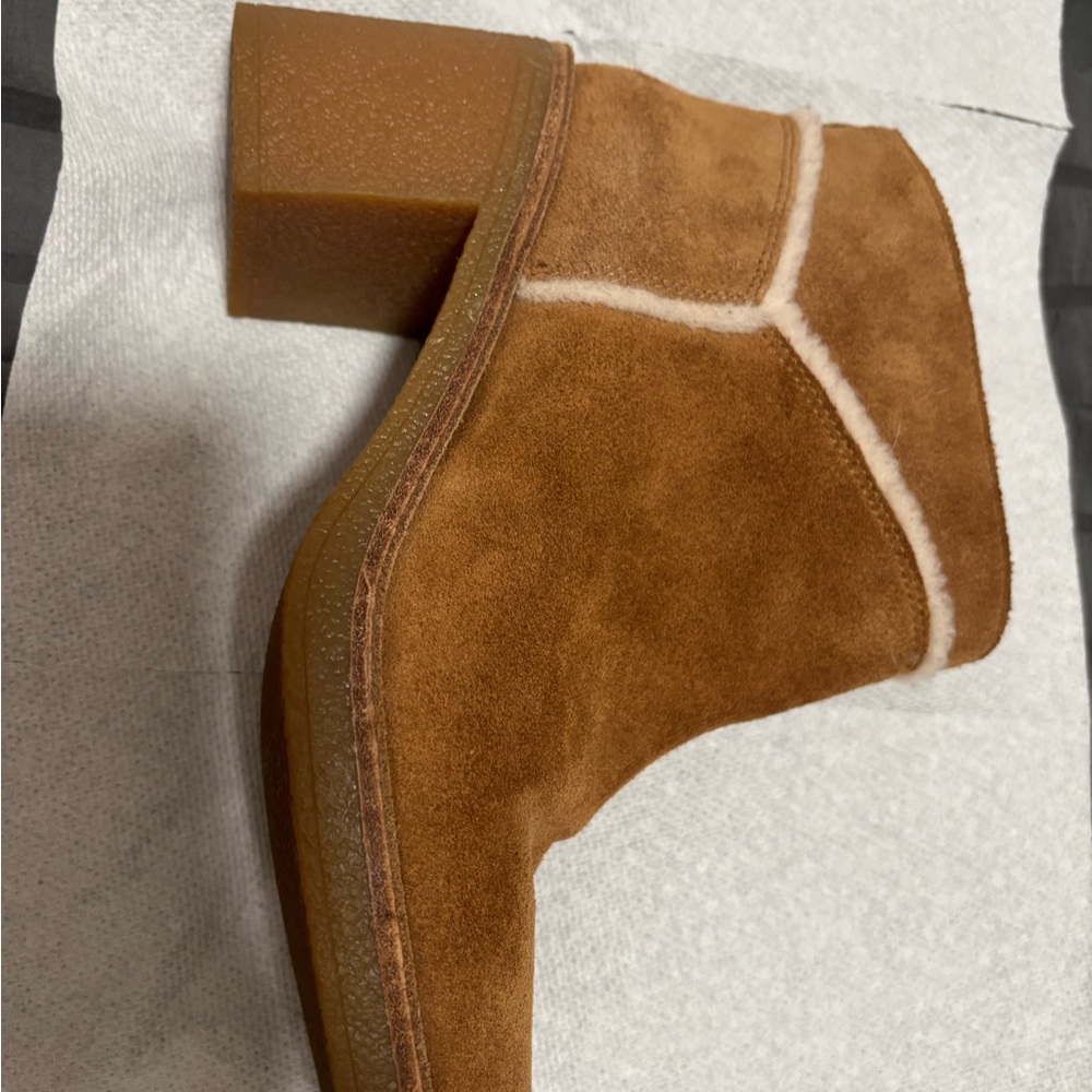 UGG Chestnut Suede Ankle Boots